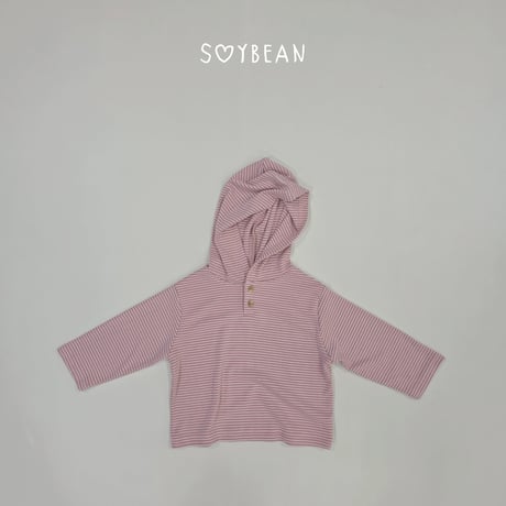 soybean/23. stripe button hoody JS-JM