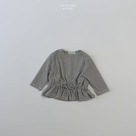 lindo/73. dangara shirring T-shirt XS-XL