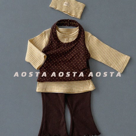 aosta/52. [Choco Chip Halter Neck] S-2XL