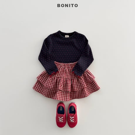 bonito/118. check kangkang skirt 12M-XL