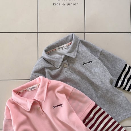 owen/15. dreaming rayerd collar T-shirt S-XL