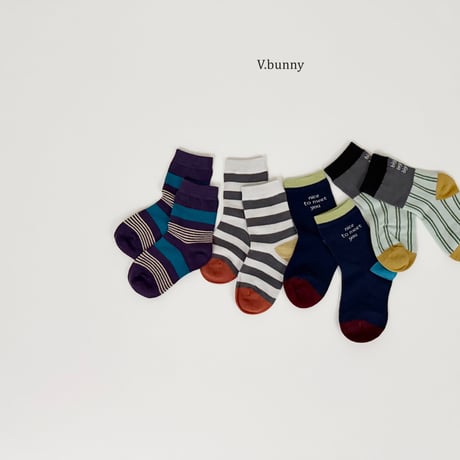 vbunny/16. nice socks set M(130-150)-XL(180-210)