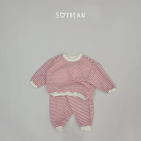soybean/82. plan ) stripe updown set JS-JM
