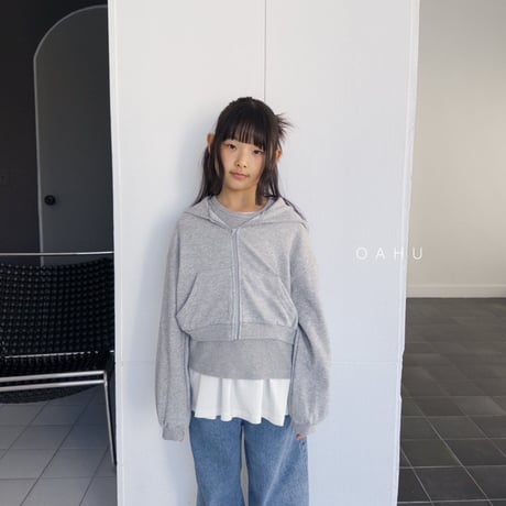 oahu/35. momo short hood zipup S-XL