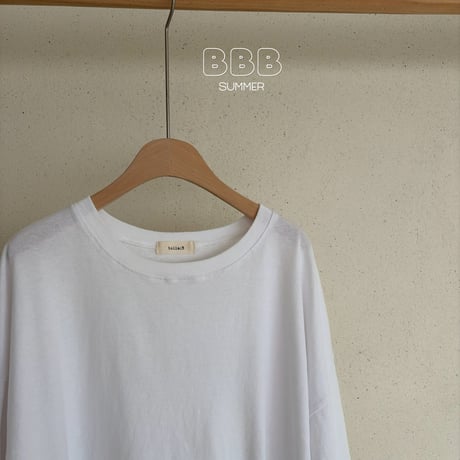 bellabambina/1. adult basic plain T-shirt ADULT