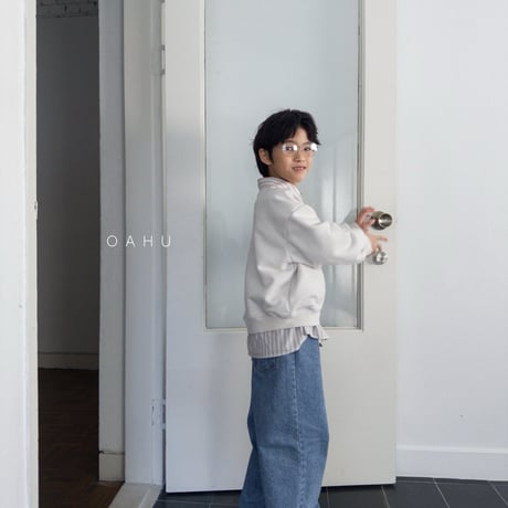 oahu/12. wide denim pants S-XL