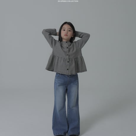 lilybooth/37. flare denim S-XL