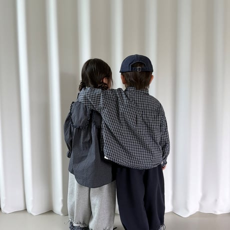 ellymolly/36. musk check blouse 5-11