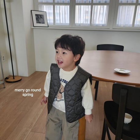 merrygoround/10. quilting vest XS-2XL