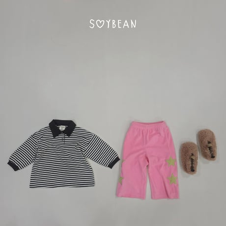 soybean/131. plan ) star wide pants XS-XL