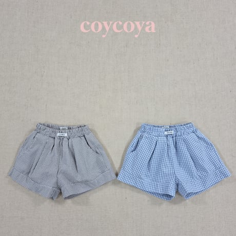coycoya/19. pams check short pants S-2XL