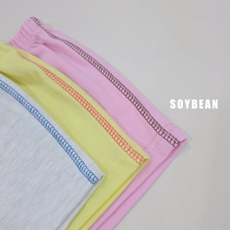 soybean/165. plan ) bear vintage updown set XS-XL