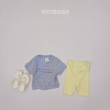 soybean/133. plan ) slim dangara half t T-shirt JS-JM
