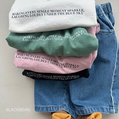 blackbean/63. sky T-shirt S-XL
