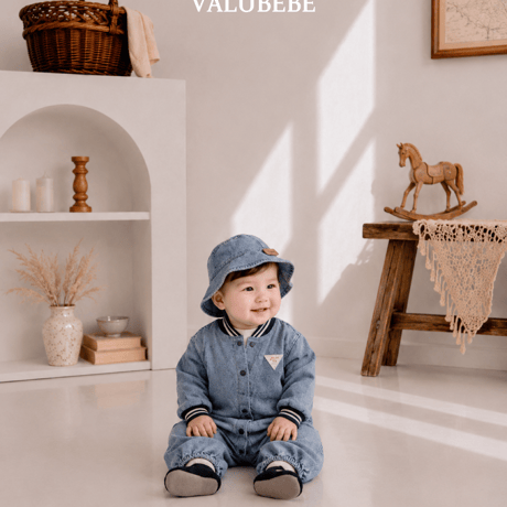 valubebe/59. donky denim jump suit 6M-18M