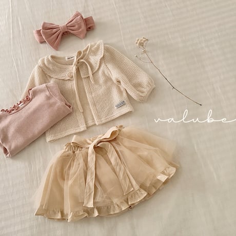valubebe/31. rozi ribbon cardigan 6M-S
