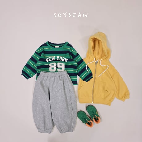 soybean/73. loose fit hood zipup XS-XL