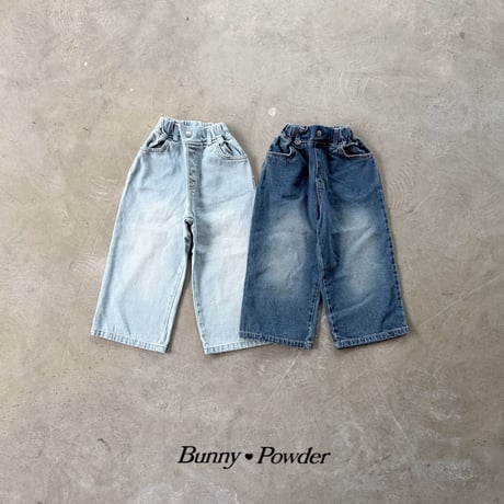 bunnypowder/105. heart denim pants 2XL-4XL