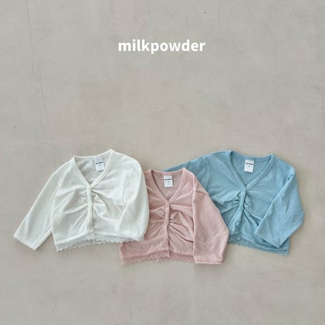 milkpowder/1. punching ( 7bu ) cardigan 5-11