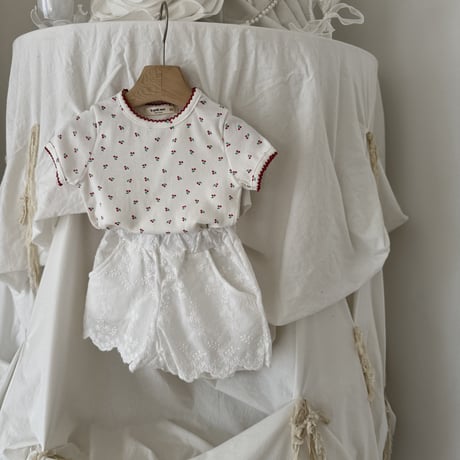 lepetitmot/21. cherry ailet T-shirt XS-XL