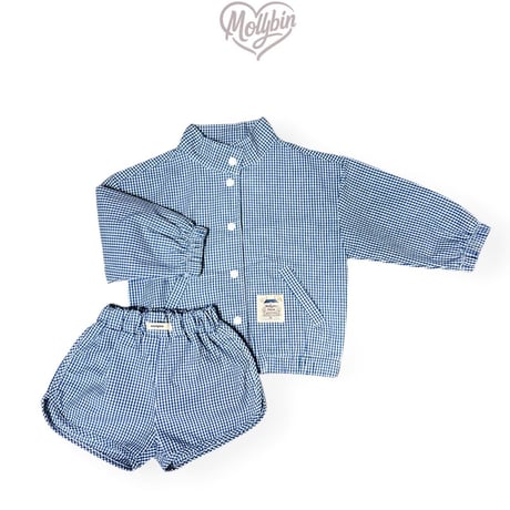 mollybin/31. kiki check short pants JS