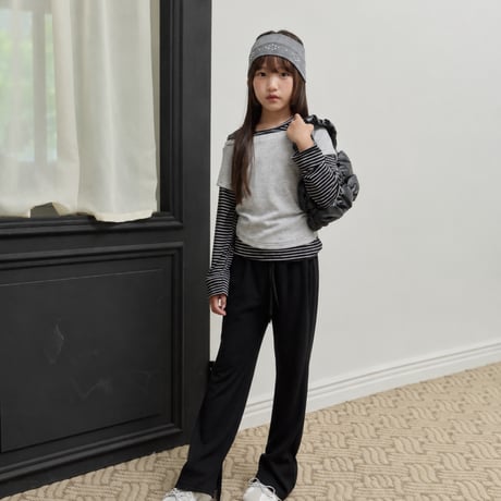 sm2/8. shorder open rayerd T-shirt 9-17