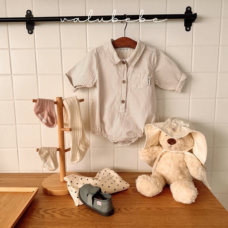valubebe/59. stripe suit shirt 6M-18M