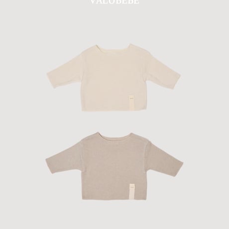 valubebe/57. bow knit 6M-S