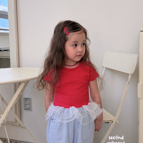 secondmoment/37. cherry wire T-shirt S-XL