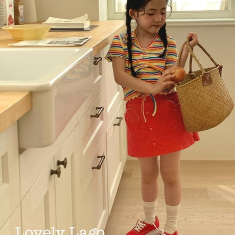 lago/28. heart flower pants S-JS