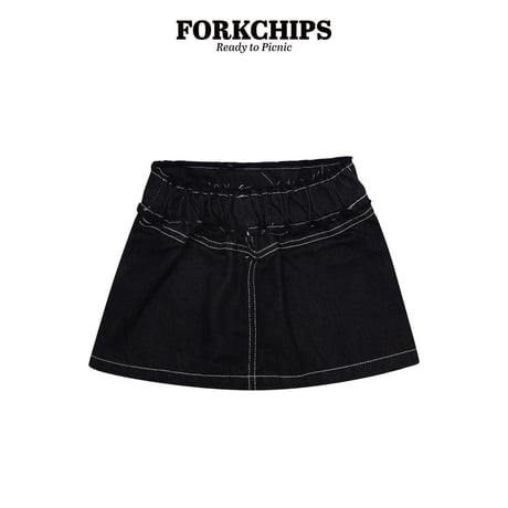 forkchips/73. rough pleated skirt JS-JXL