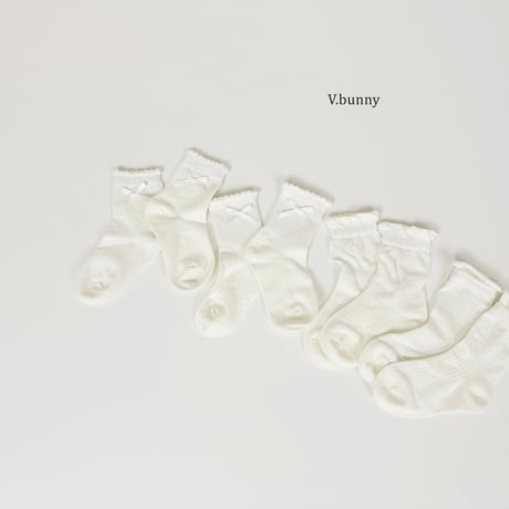vbunny/3. leaf socks set M(130-150)-XL(180-210)