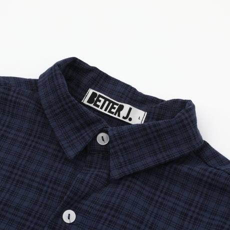 betterj/60. Orb check shirt L-JS