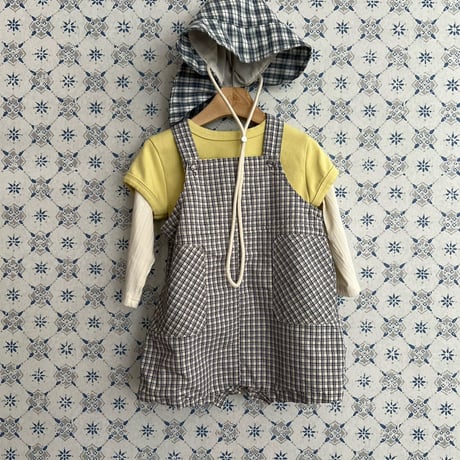 gou/143. B-pattern overalls  2(6-12M)-3(12-18M)