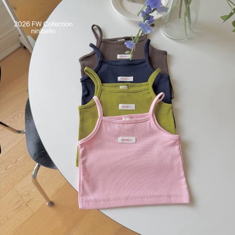 ninibello/8. Vive Ribbed Sleeveless Top XS-XL