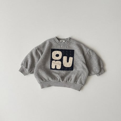onu/22. onu patch man-to-man BABY(12M)-XL(6-7Y)