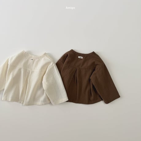 amigo/44. natural peach shirt XS-XL