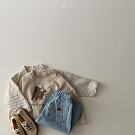 amigo/57. soft man-to-man XS-XL