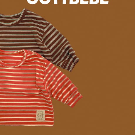 oottbebe/6. modern bori T-shirt XS(0-1Y)-XL(4-5Y)