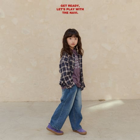navi/28. bullon denim pants 2XL-JL