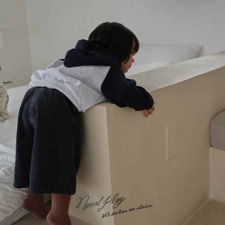 normalplay/42. basic both sides hood T-shirt 12M-L