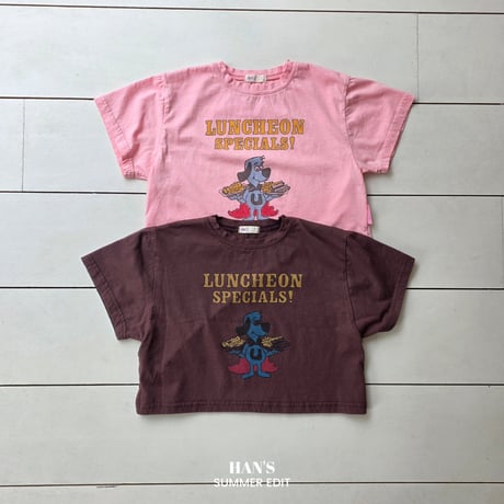 hans/21. lunch dog T-shirt XS-XL