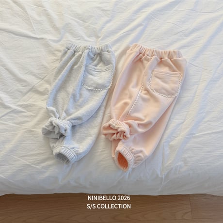 ninibello/57. milk lace jogger pants XS-XL