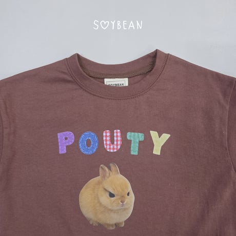 soybean/102. plan gri bunny T-shirt JS-JM