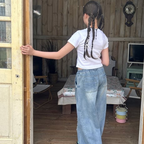 matilda/120. damage denim pants 15-19