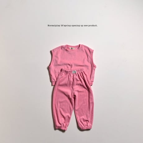 normalplay/83. two piece terry vest 12M-XL