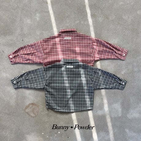 bunnypowder/30. check shirt ADULT