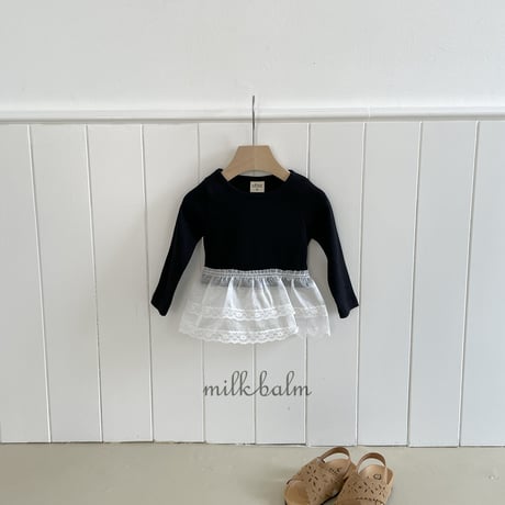 milkbalm/17. lace golgi T-shirt XS-XL