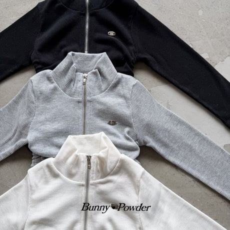 bunnypowder/63. enni half T zipup 2XL-4XL