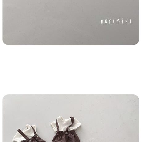 nunubiel/18. cool suspender romper S-L
